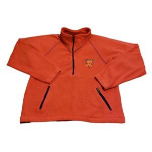 Vintage Kidder Sportswear 1/2 Zip Fleece Jacket Pink Women's XL 90s Waterskis